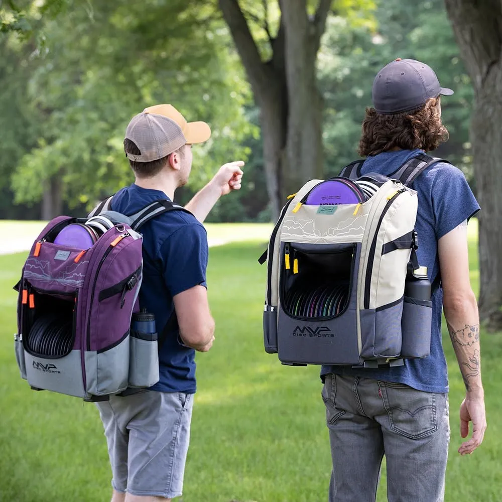 MVP Disc Sports James Conrad Voyager Series Backpack Disc Golf Bag (Choose Your Color and Size)