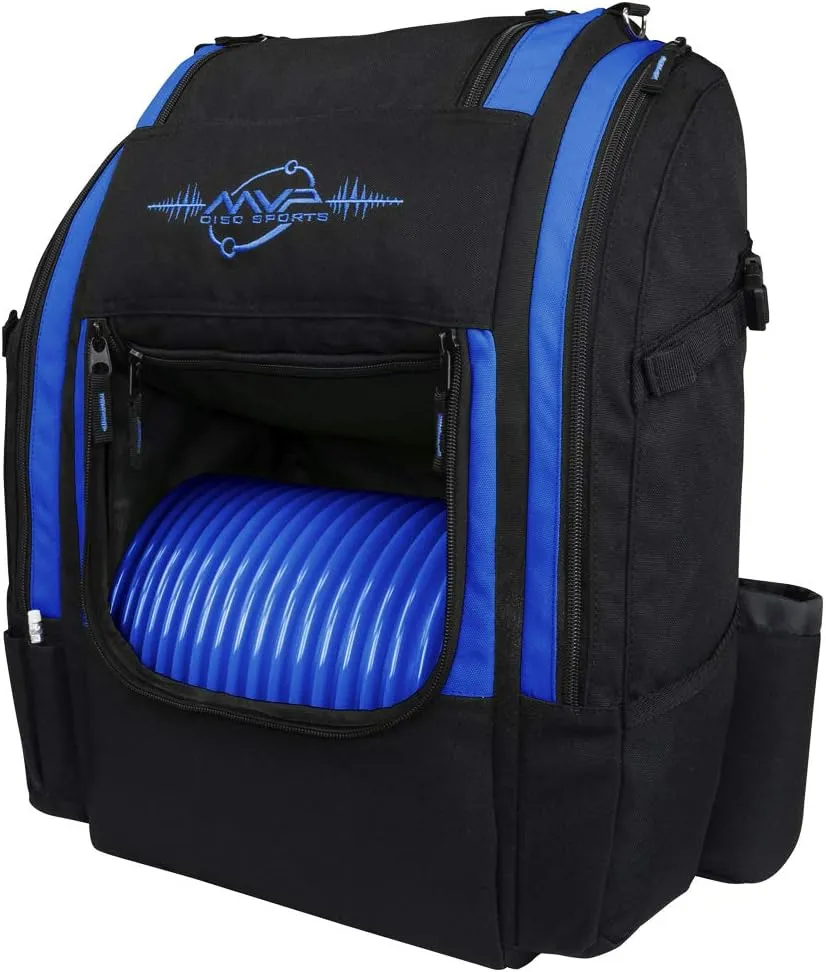 MVP Disc Sports Voyager Lite Backpack Disc Golf Bag (Choose Your Favorite Color)