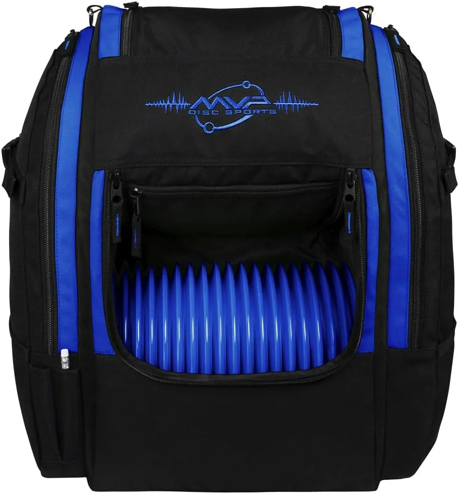 MVP Disc Sports Voyager Lite Backpack Disc Golf Bag (Choose Your Favorite Color)