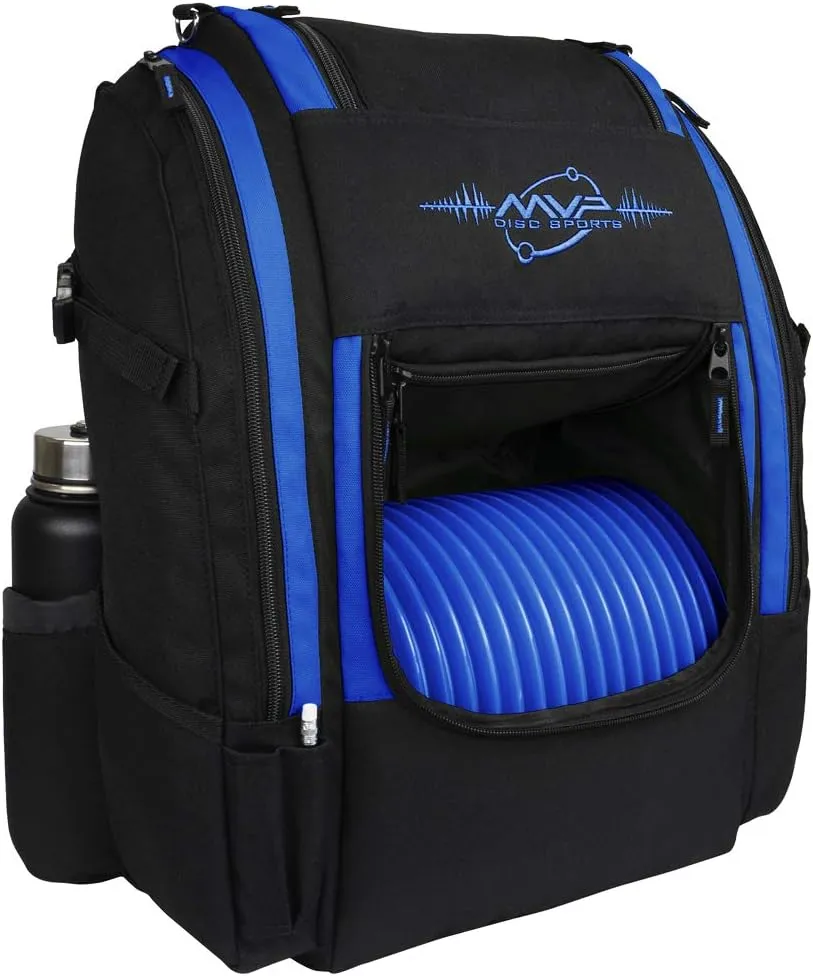 MVP Disc Sports Voyager Lite Backpack Disc Golf Bag (Choose Your Favorite Color)