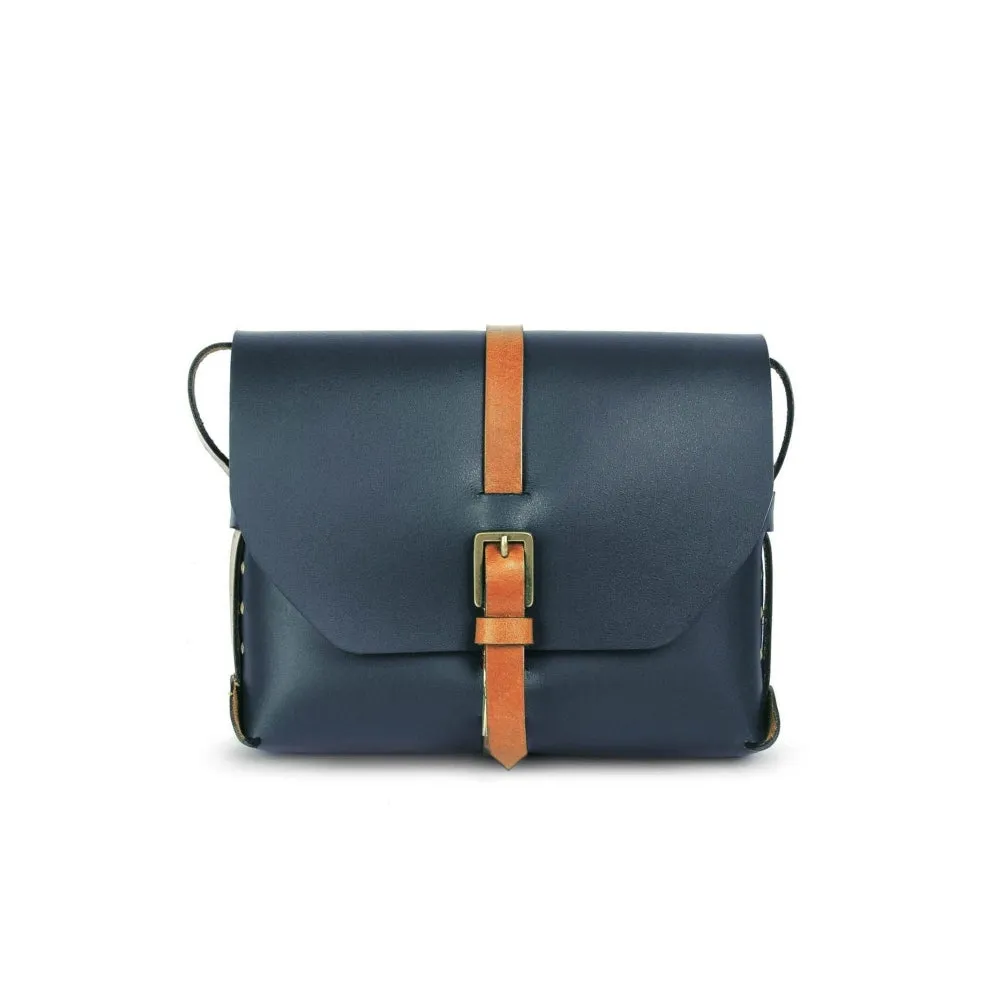 Nappa Dori Navy Blue Grenadier I Satchel