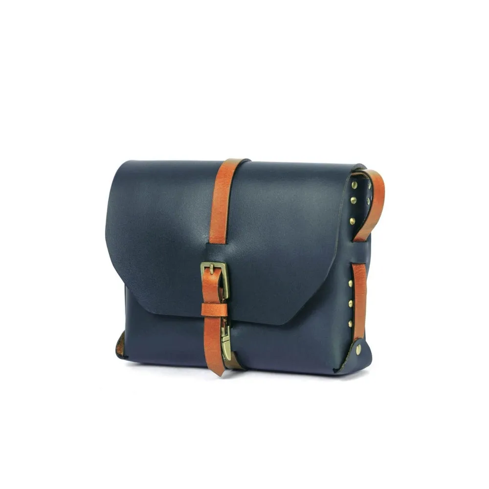 Nappa Dori Navy Blue Grenadier I Satchel