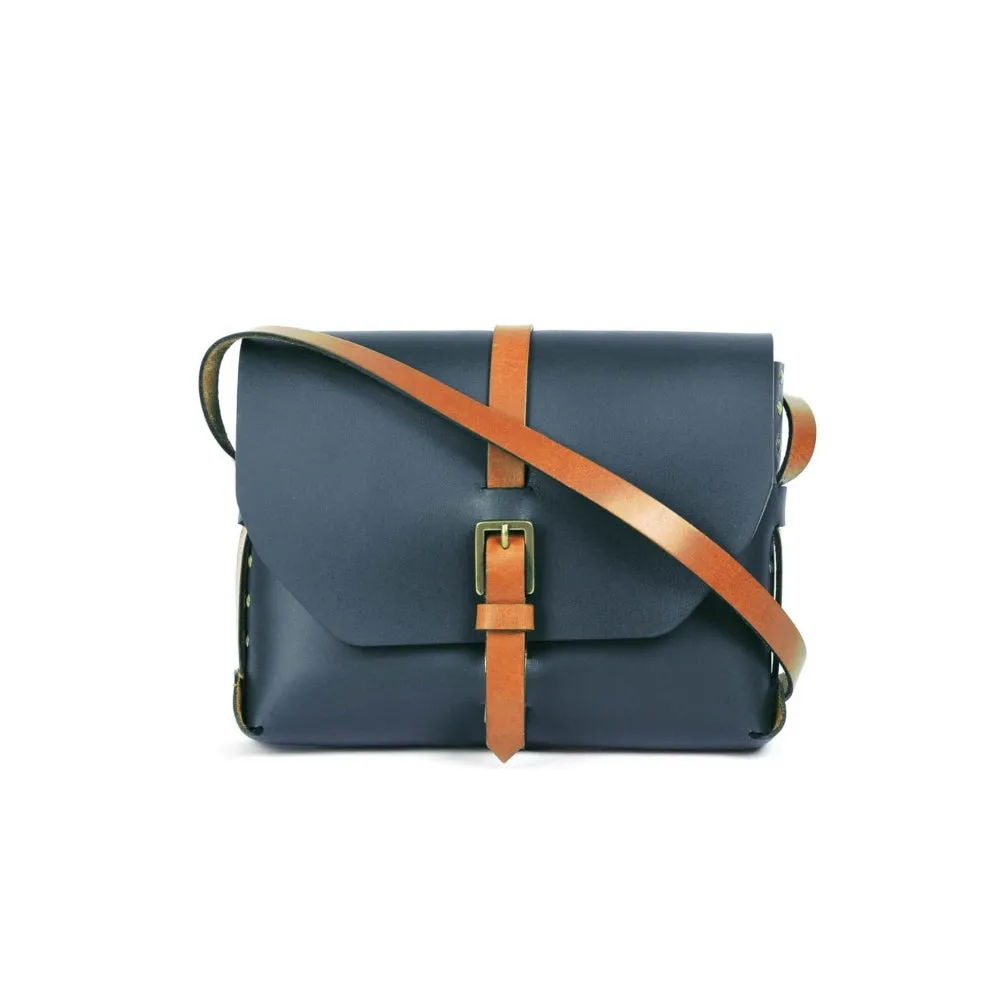 Nappa Dori Navy Blue Grenadier I Satchel