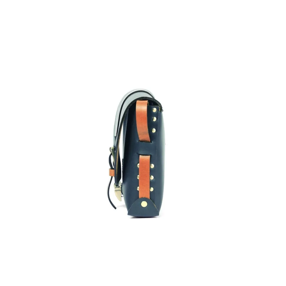 Nappa Dori Navy Blue Grenadier I Satchel