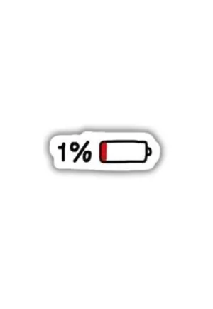 Need Coffee to Recharge  Sticker