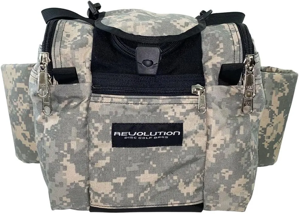 New Revolution Deluxe Mini Disc Golf Bag V2 | Universal Camo