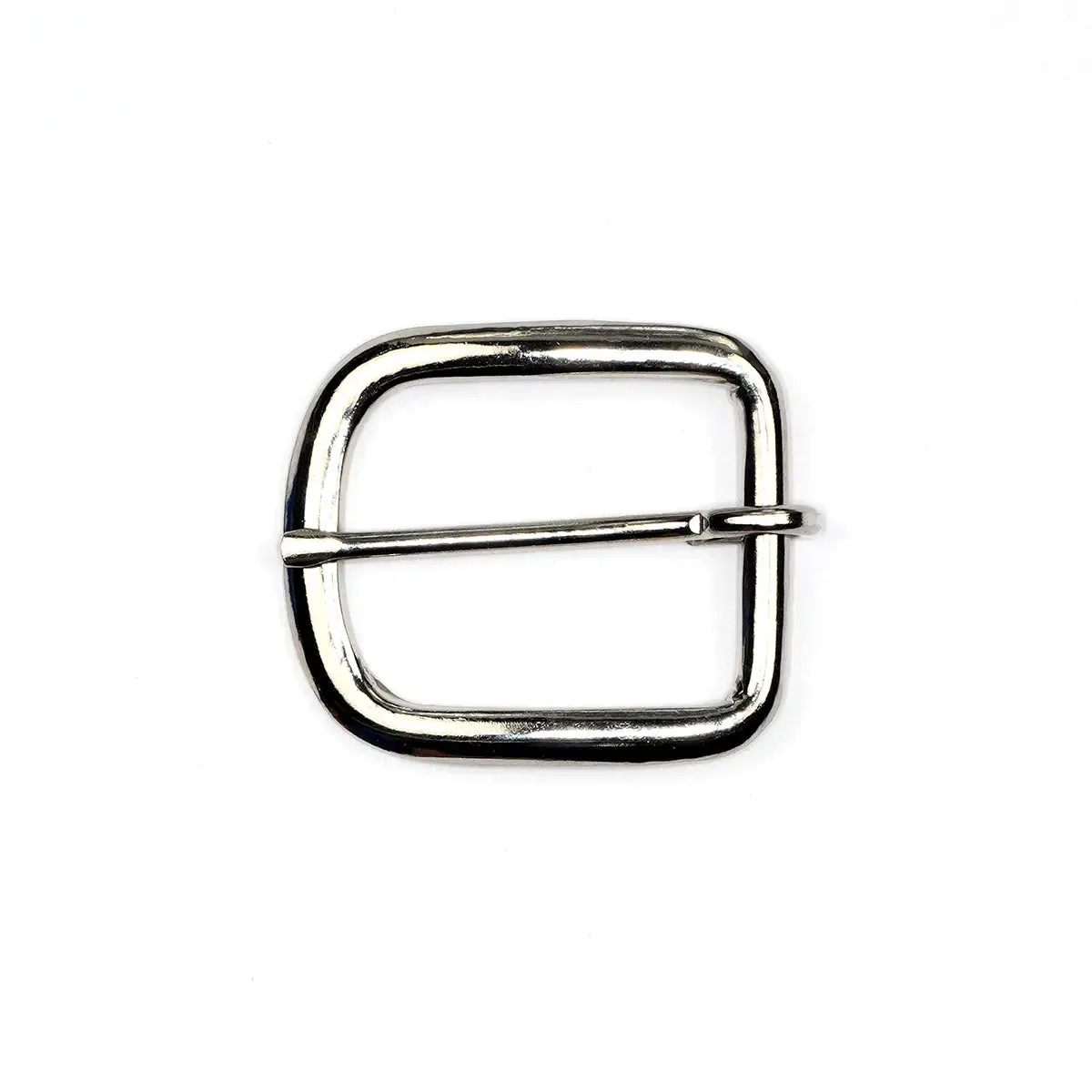 Nickel Steel Heel Bar Buckle 1 Inch