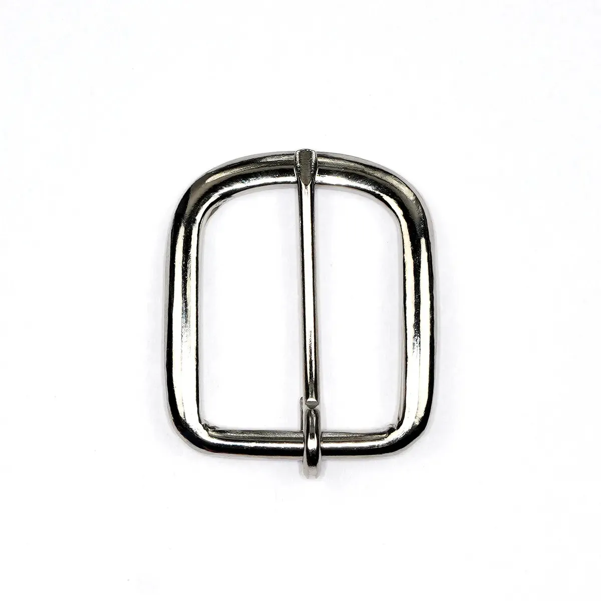 Nickel Steel Heel Bar Buckle 1 Inch