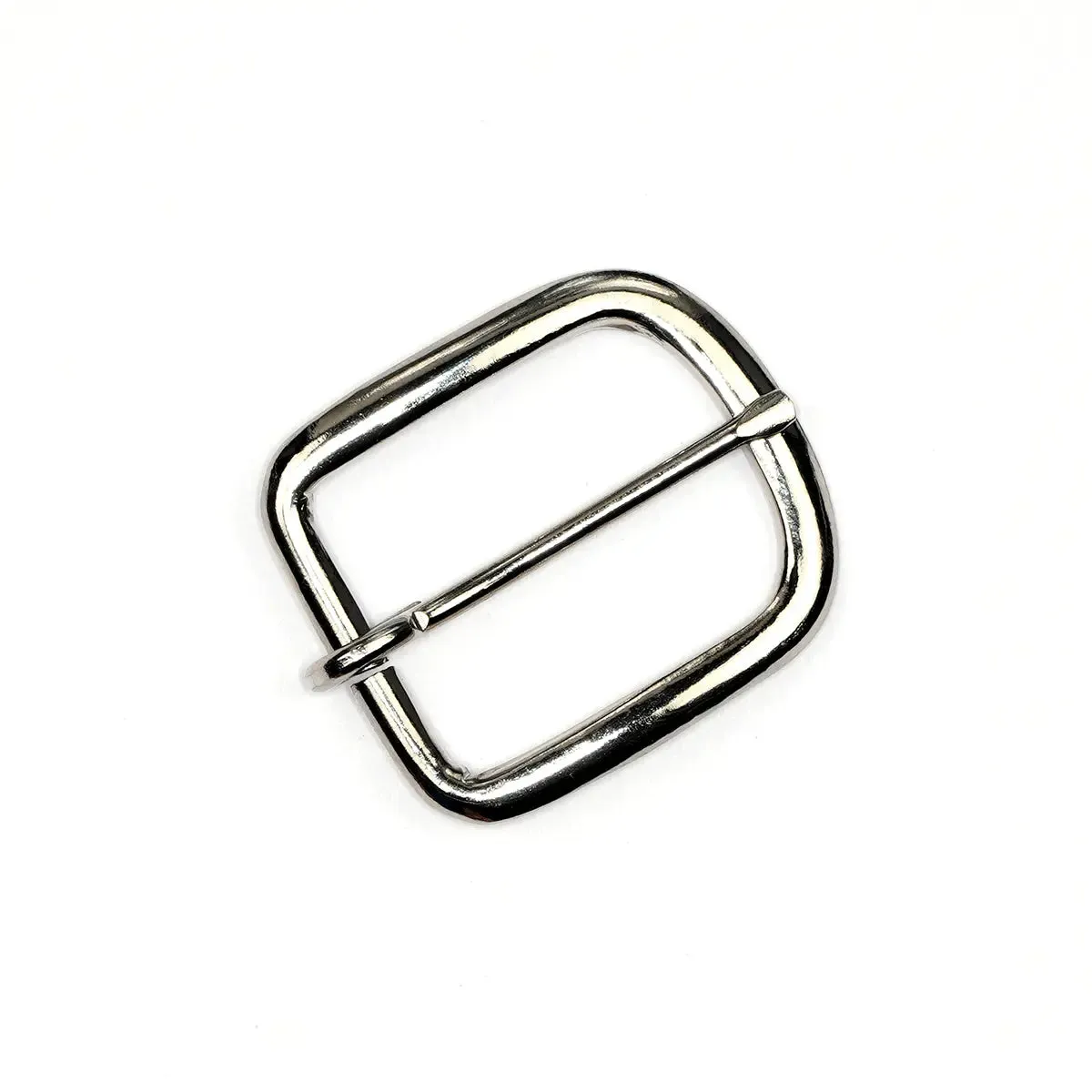 Nickel Steel Heel Bar Buckle 1 Inch