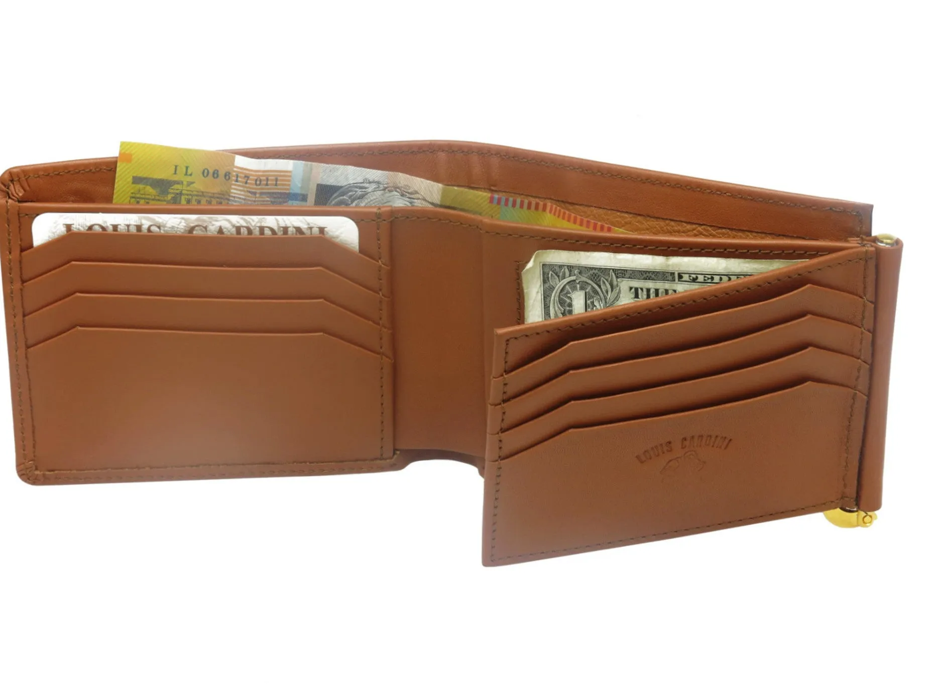 No 128 MC SR BC ID Money clip Holder (Pliable Spring)