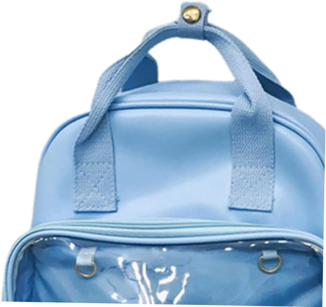 NOLITOY Cute Mini Backpacks Girl Bookbag Pvc School Handbag for Pupil Multi-use Bag