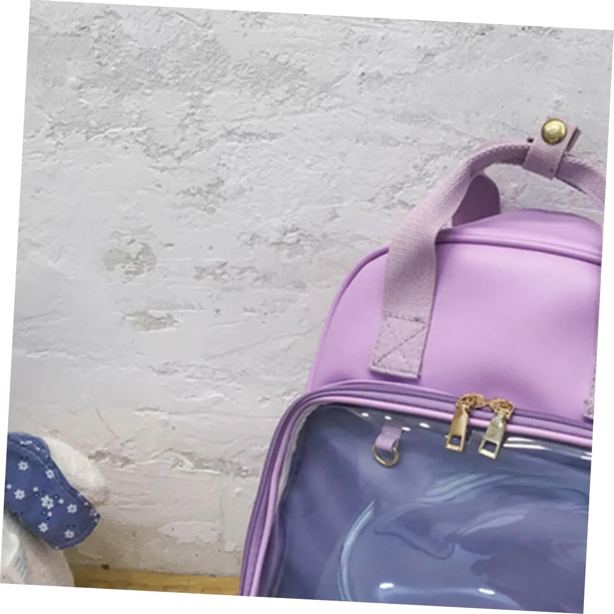 NOLITOY Pvc Candy Backpacks School Shoulder Bag for Girls Boys Adults Smooth Zipper and Spacious Design