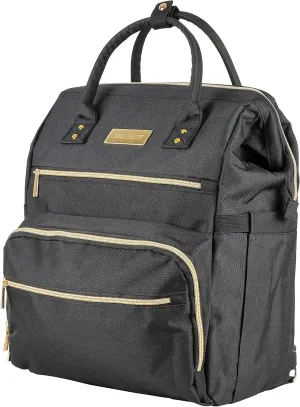 Nurse Tote Bag, Smart Laptop Backpack for Work, Office, Clinical, fits 15.6 inch laptop, Black
