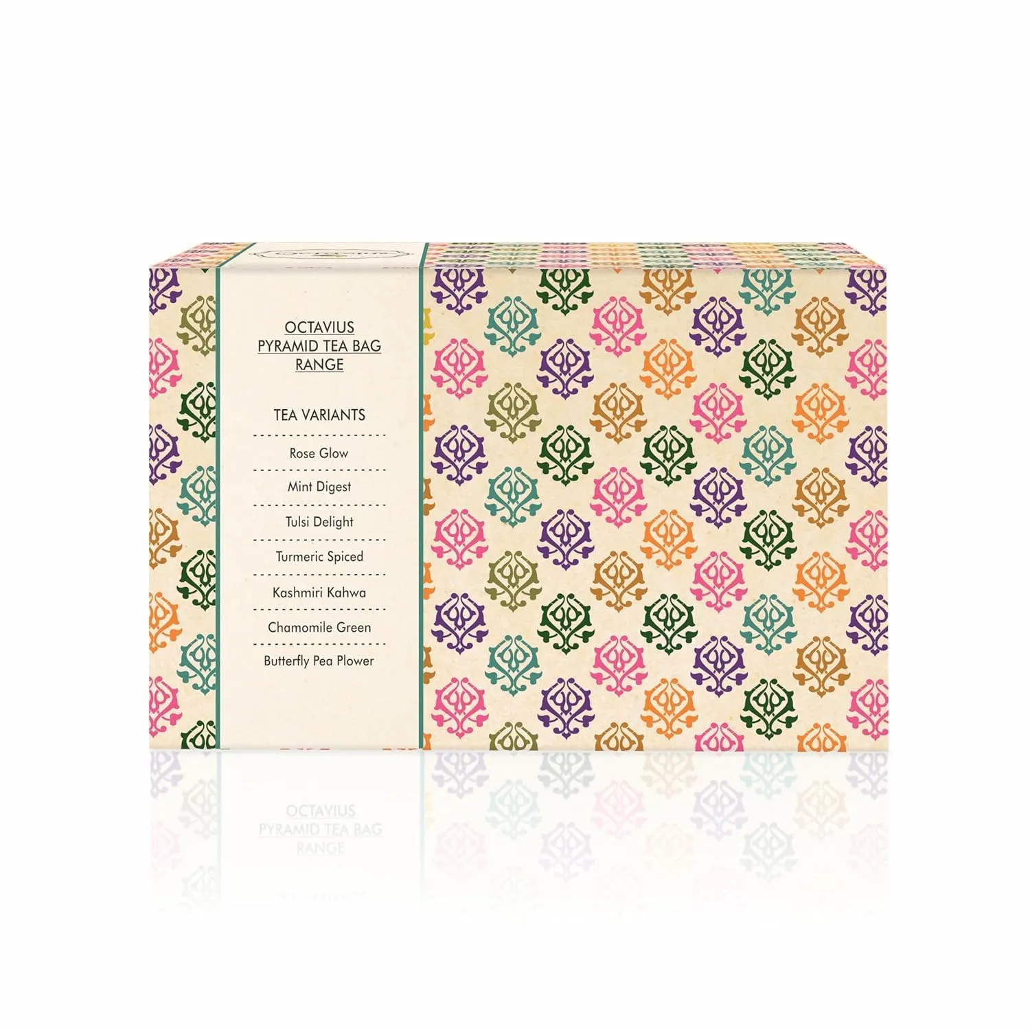 Octavius Enveloped Tulsi Delight Herbal Tea | Caffeine-Free & Ayurvedic Wellness Blend | Immunity Boosting Tulsi Green Tea in Easy to Use – 20 Pyramid Tea Bags
