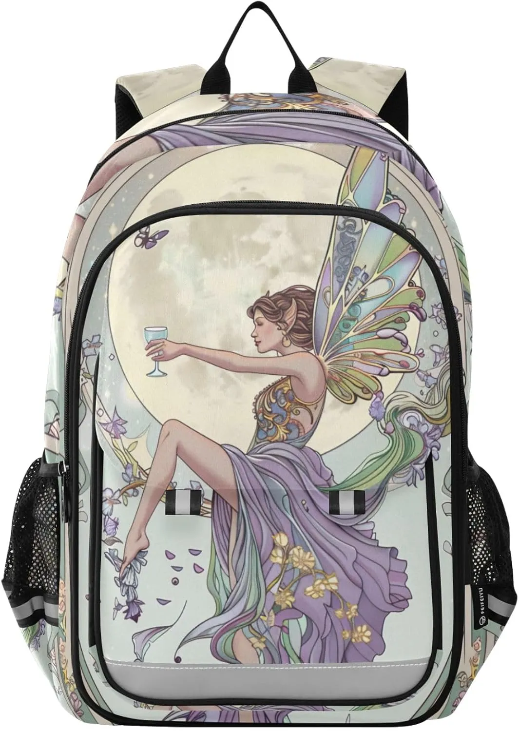 ODAWA Fairy Art Kids Backpacks Computer Backpack for Women Kids Bookbag Boys