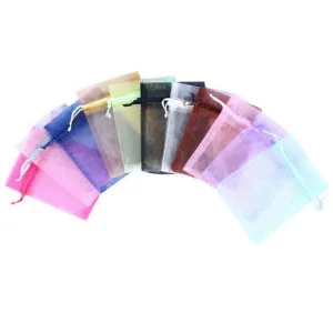 Organza Drawstring Bags 50-100PCS 14Colours 4Sizes