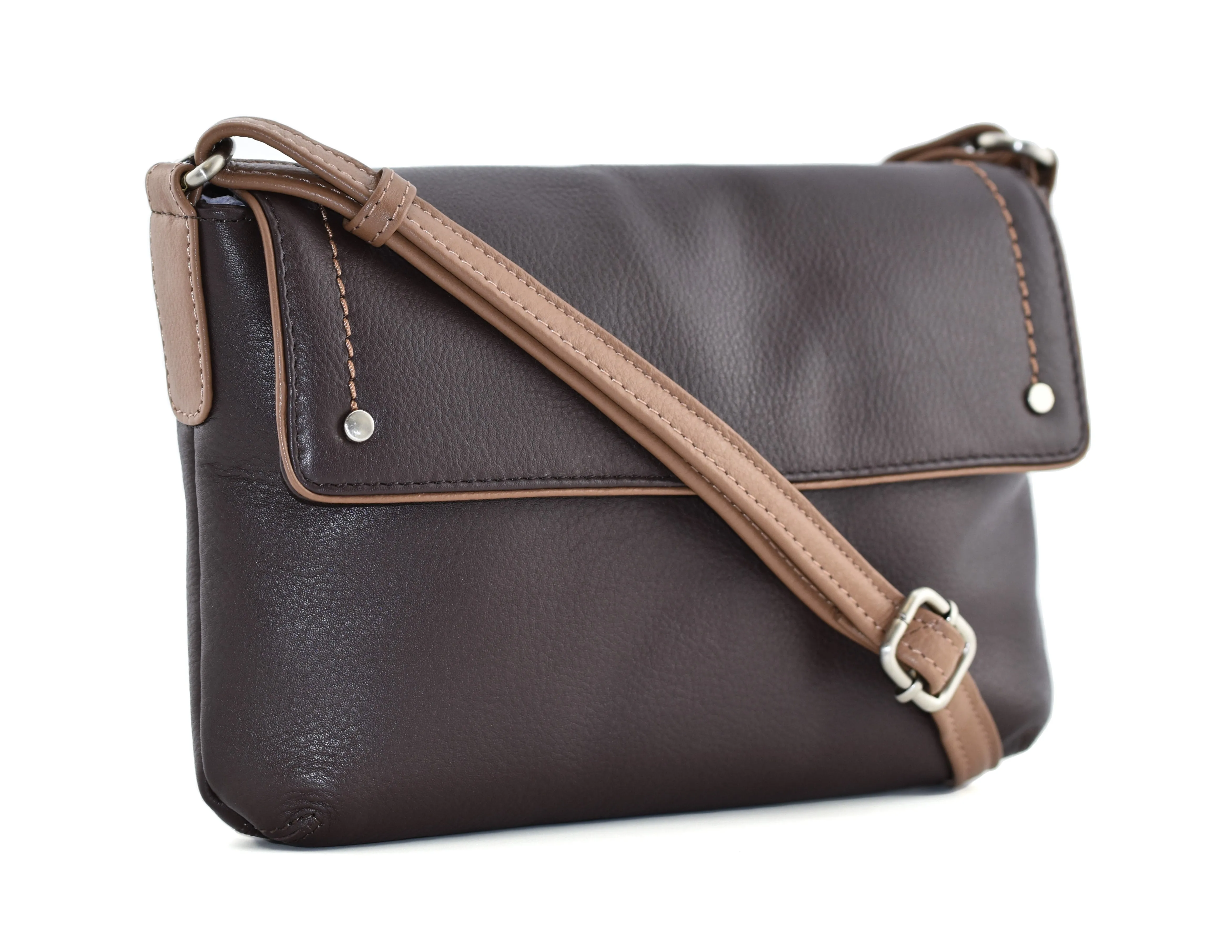 Orta Slim Cross Body Bag With Flap