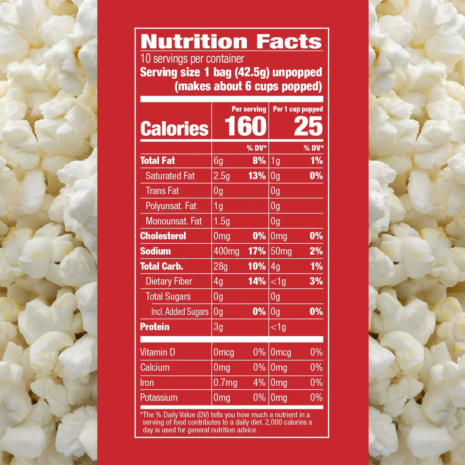 Orville Redenbacher's Skinnygirl Microwave Popcorn Mini Bags, Butter & Sea Salt Flavor, 1.5 oz., 10-Count (6 Boxes)