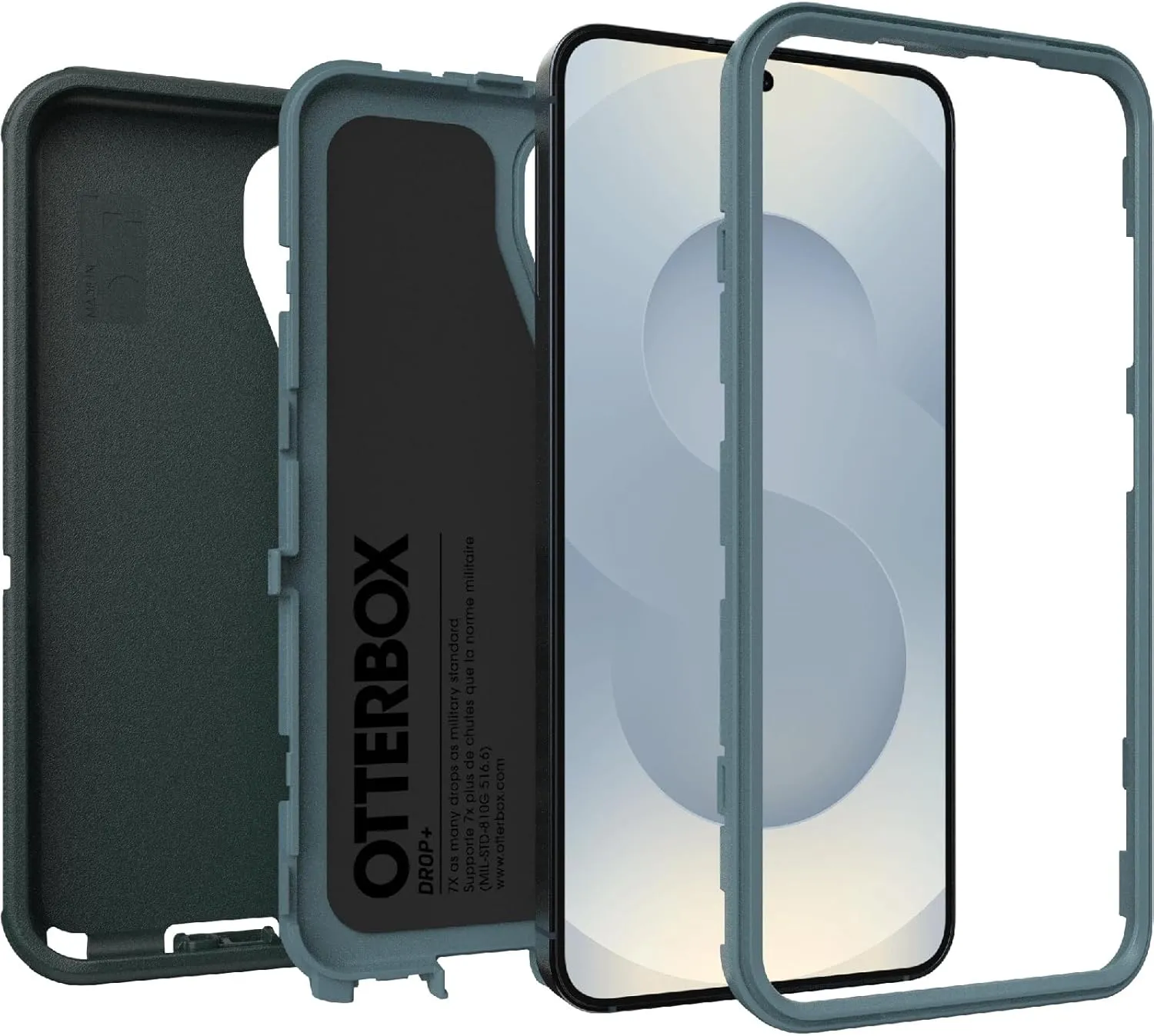 OtterBox Samsung Galaxy S25 and S24 Defender Series Case - Sagebrush Green