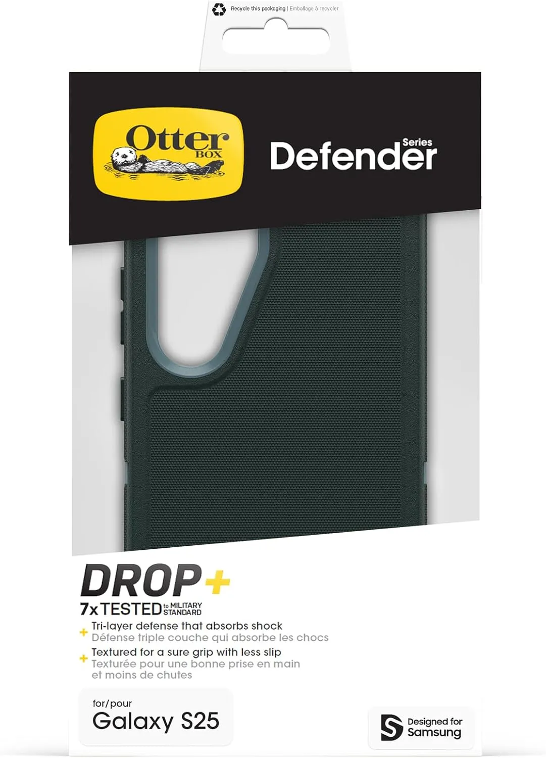 OtterBox Samsung Galaxy S25 and S24 Defender Series Case - Sagebrush Green