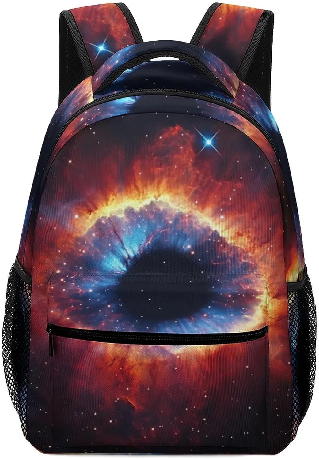 Outer-Spaces Nebula Galaxy Laptop Backpack Durable Travel Daypack Casual Shoulder Bag for Sport Hiking