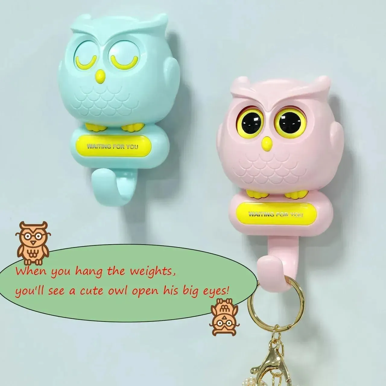 Owl's Perch Wall Hanger Hook