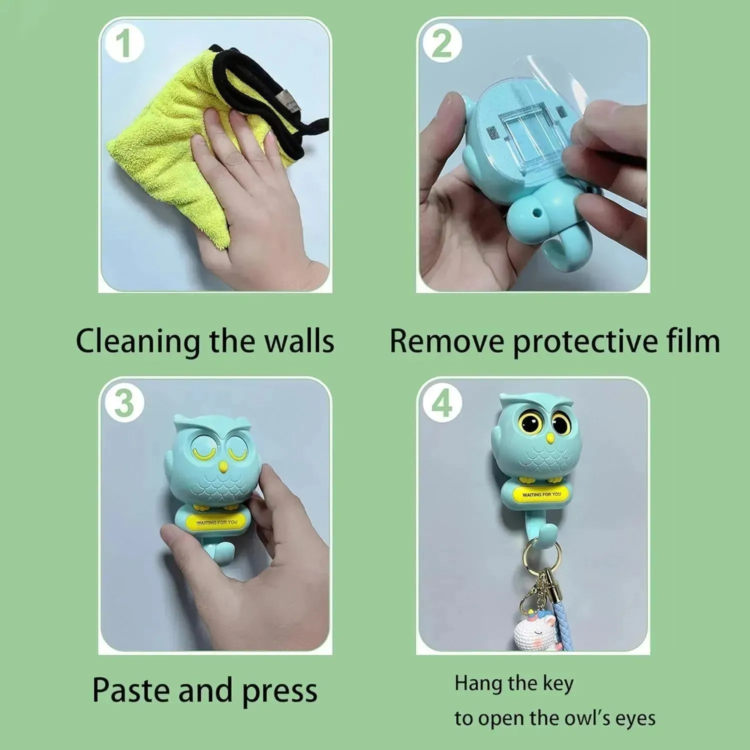 Owl's Perch Wall Hanger Hook