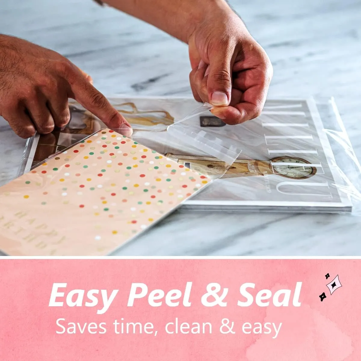 Pack It Chic - 9” X 12” (1000 Pack) Clear Resealable Polypropylene Bags - Fits A4, Letter Sized Documents, Marketing Materials - Self Seal