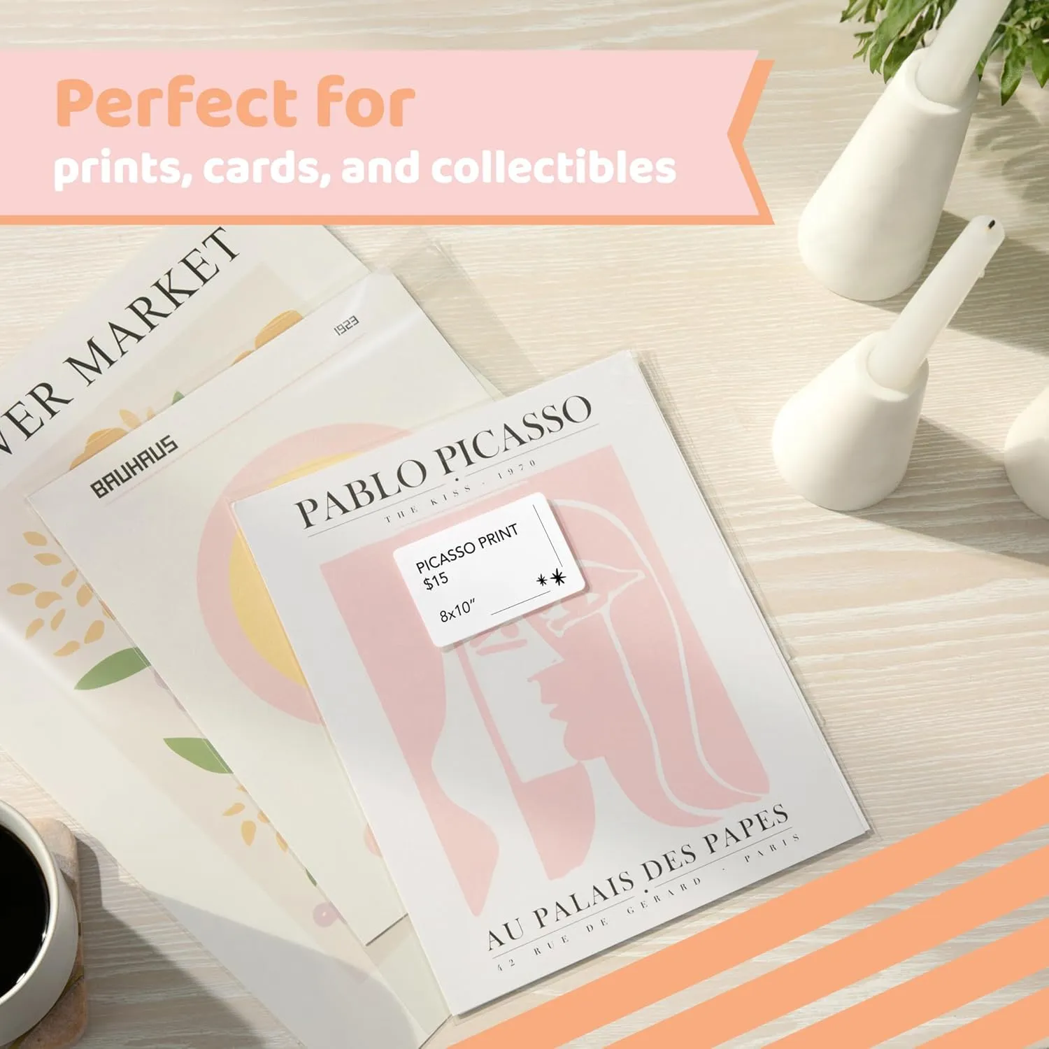 Pack It Chic - 9” X 12” (200 Pack) Clear Resealable Cello Poly Bags - Fits A4, Letter Sized Documents, Marketing Materials - Self Seal
