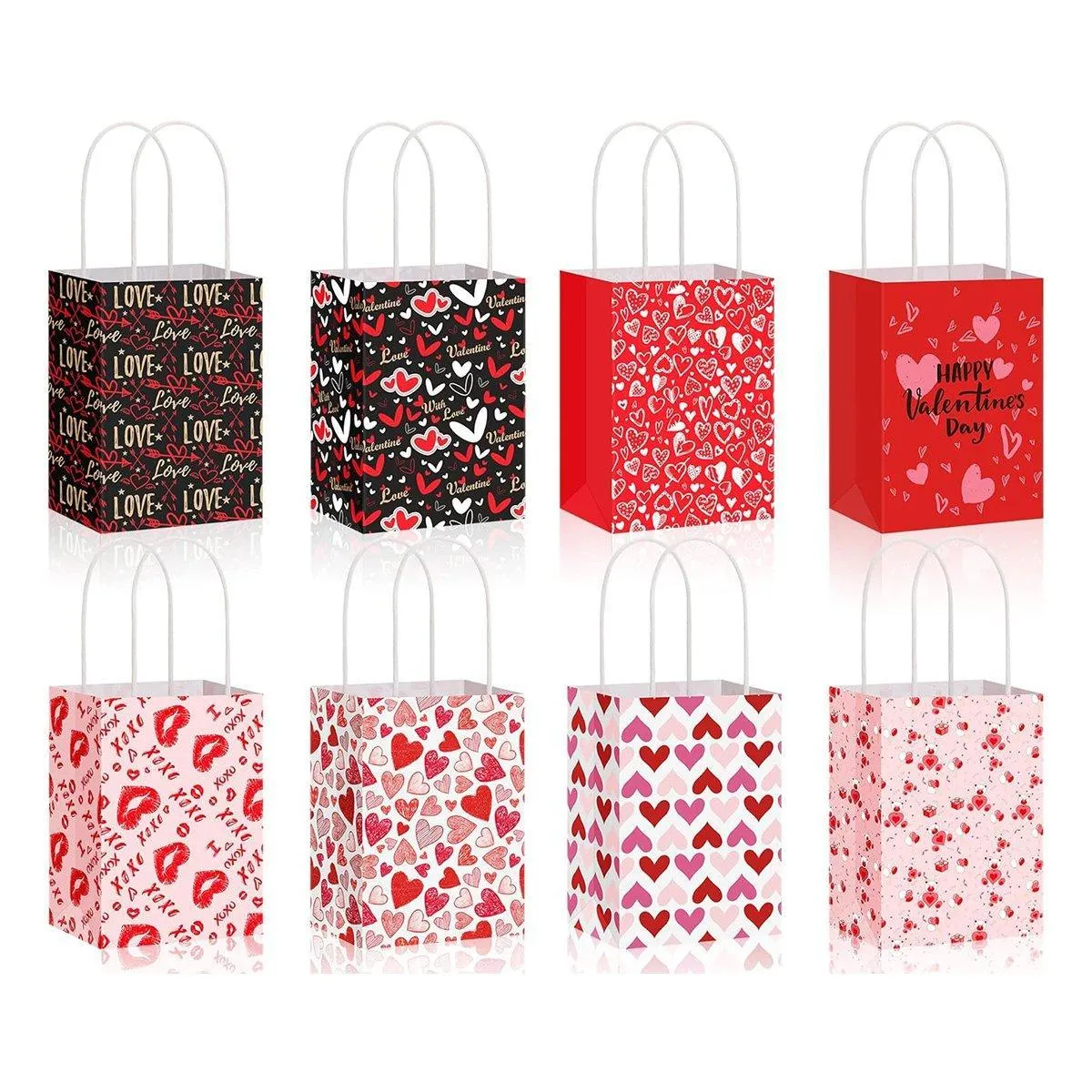 Paper Gift Bags 8 Styles 30PCS