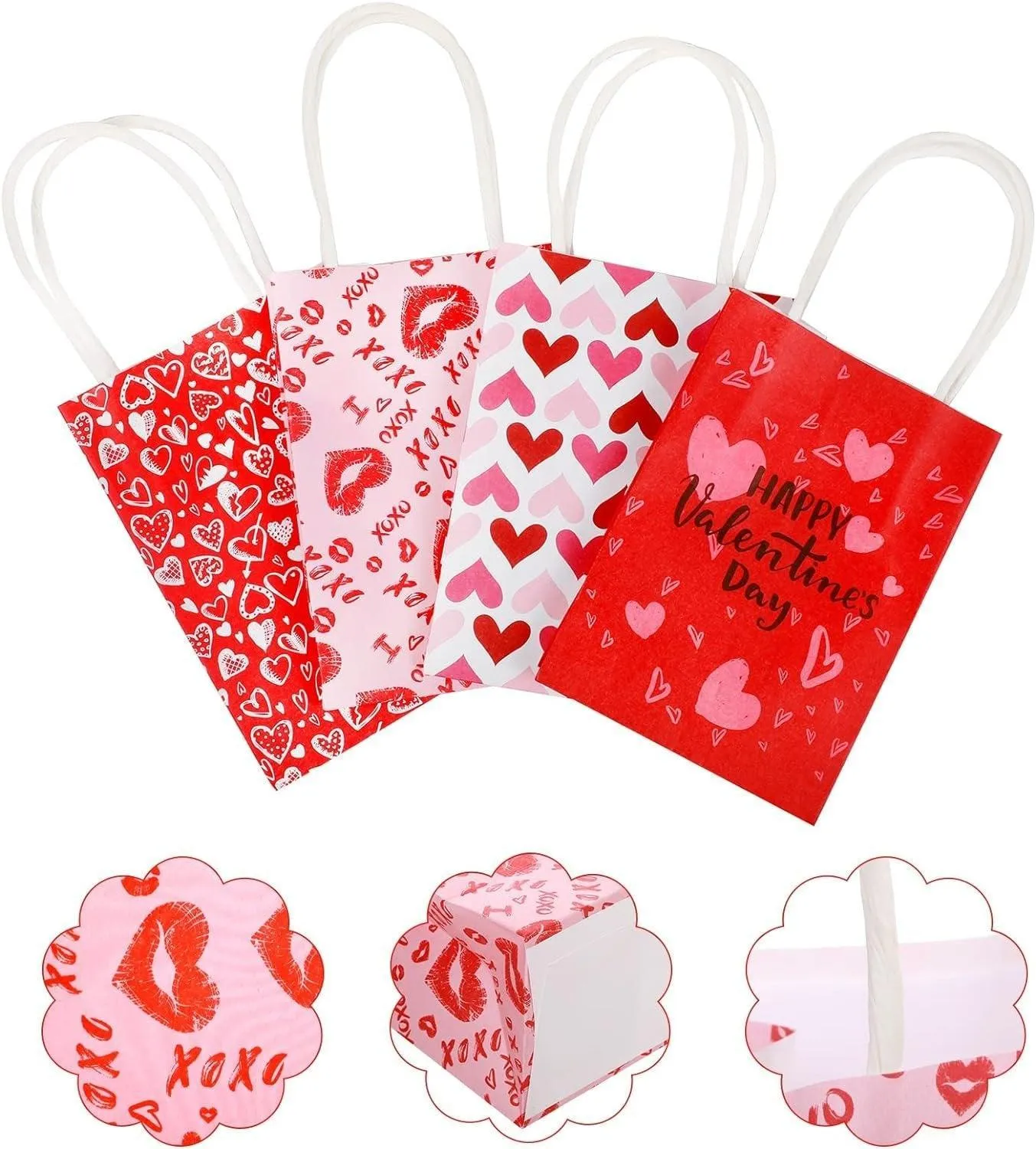 Paper Gift Bags 8 Styles 30PCS