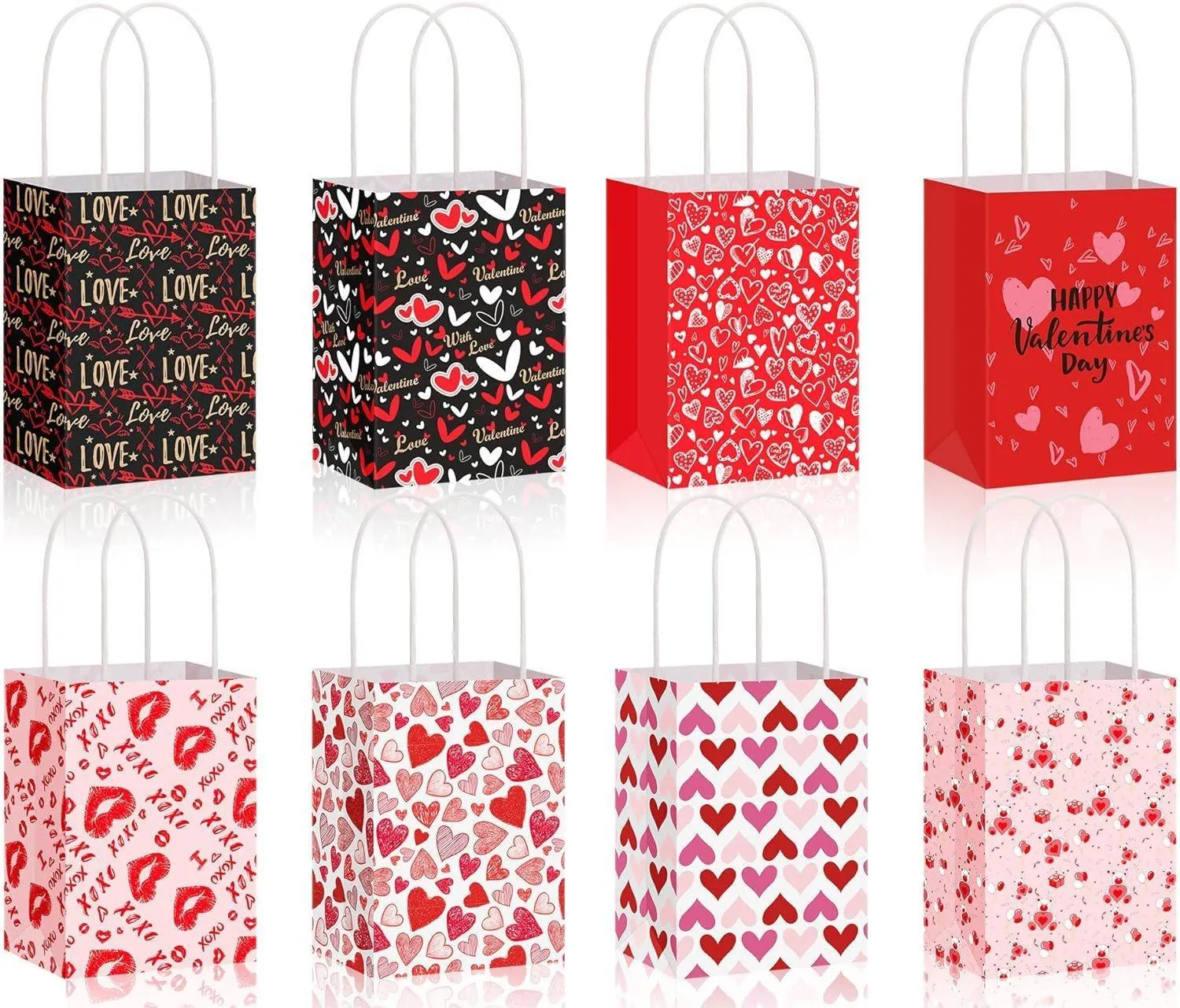 Paper Gift Bags 8 Styles 30PCS