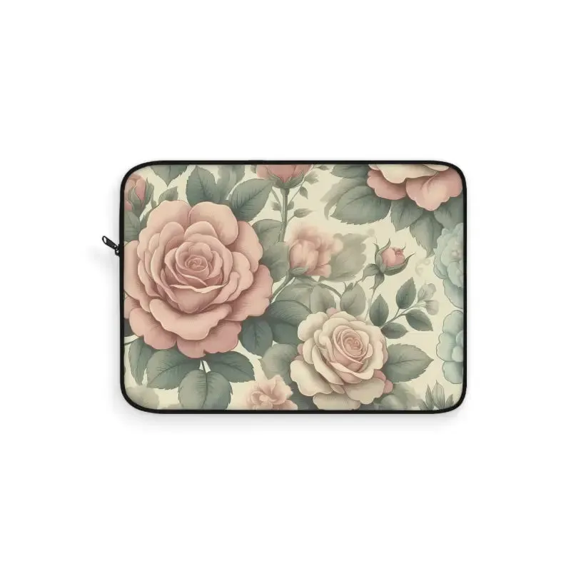 Pastel Roses Laptop Sleeve for Trendy Fashion