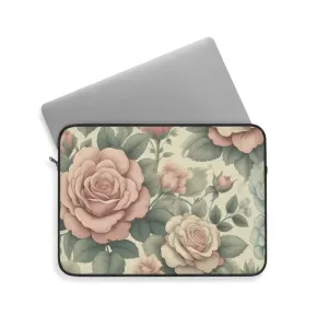 Pastel Roses Laptop Sleeve for Trendy Fashion