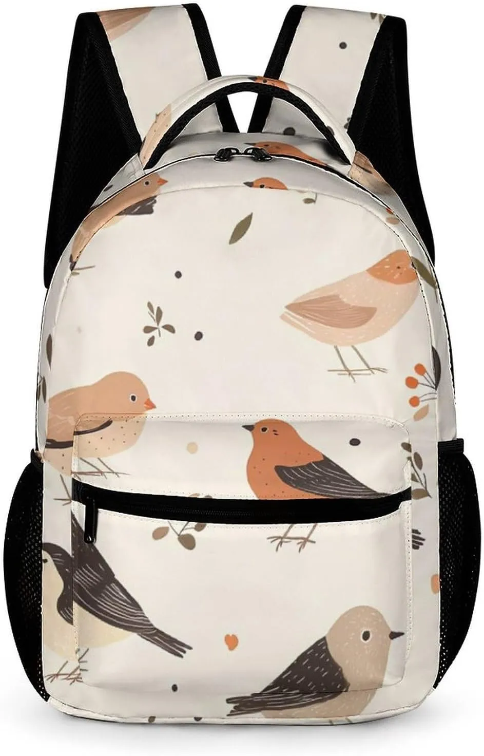 Pastoral Sparrow Birds Fashion Backpack Cute Daypack Unisex Laptop Bag for Travel Business Work