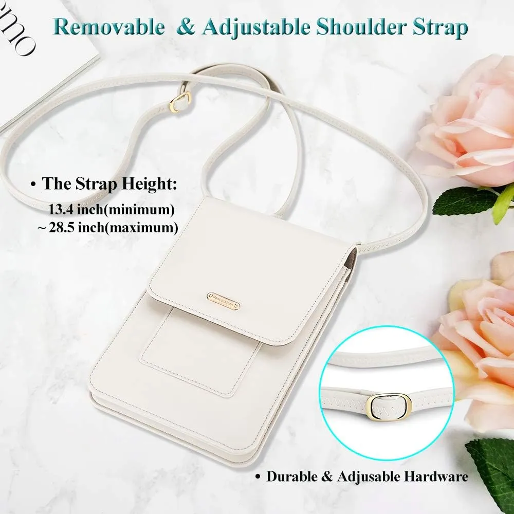 Peacocktion Small Crossbody Bags for Women, Travel Cell Phone Cross Body Purses with Card Slots