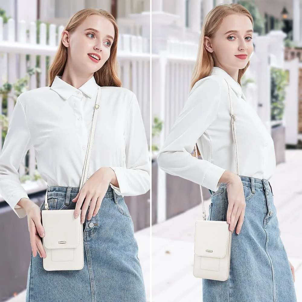 Peacocktion Small Crossbody Bags for Women, Travel Cell Phone Cross Body Purses with Card Slots