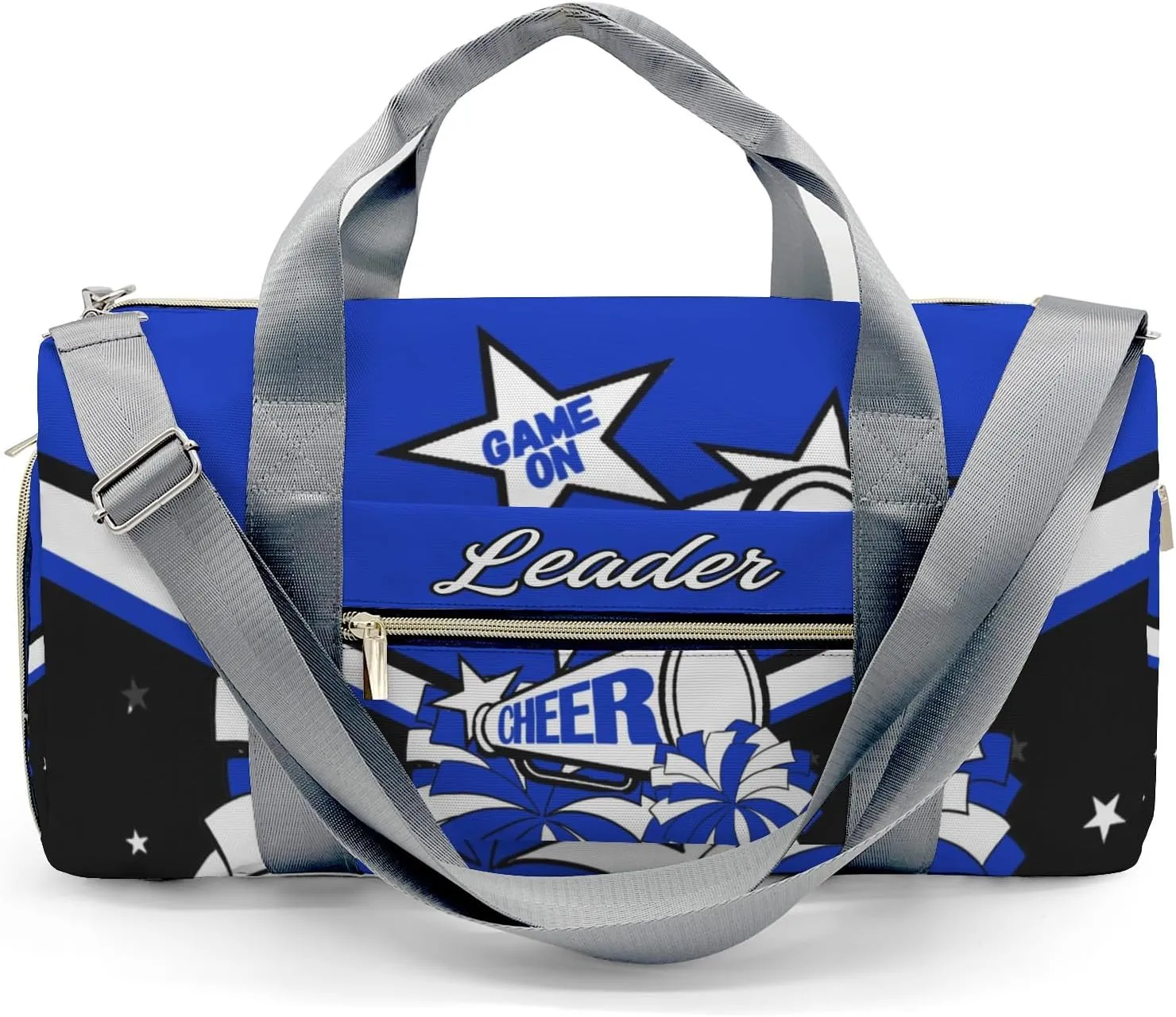 Personalized Cheer Duffle Bag Cheerleader Sleepover bag with Shoe Compartments Gifts for Cheer Team Coach
