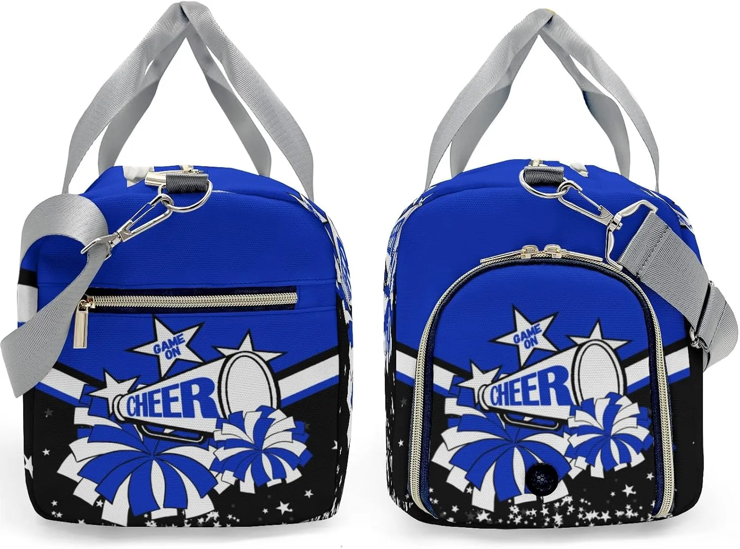 Personalized Cheer Duffle Bag Cheerleader Sleepover bag with Shoe Compartments Gifts for Cheer Team Coach