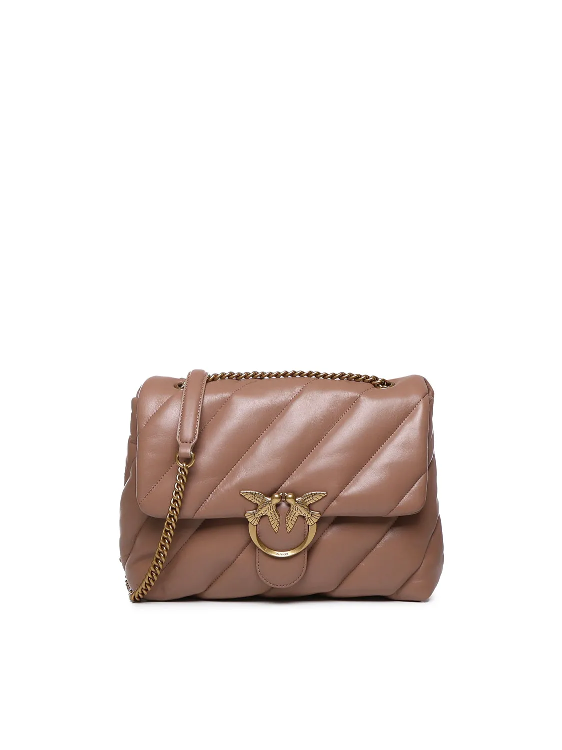 Pinko Classic Love Big Puff Beige Bag