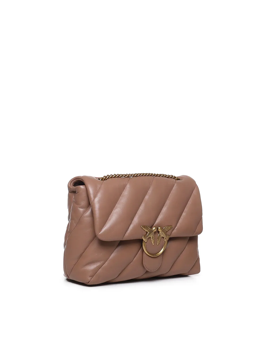 Pinko Classic Love Big Puff Beige Bag