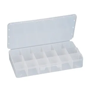 Plastic 18 Adjustable Compartment Storage Box