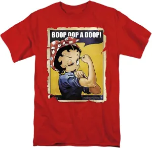 Popfunk Classic Betty Boop Rosie The Riveter Boop OOP a Doop! T Shirt