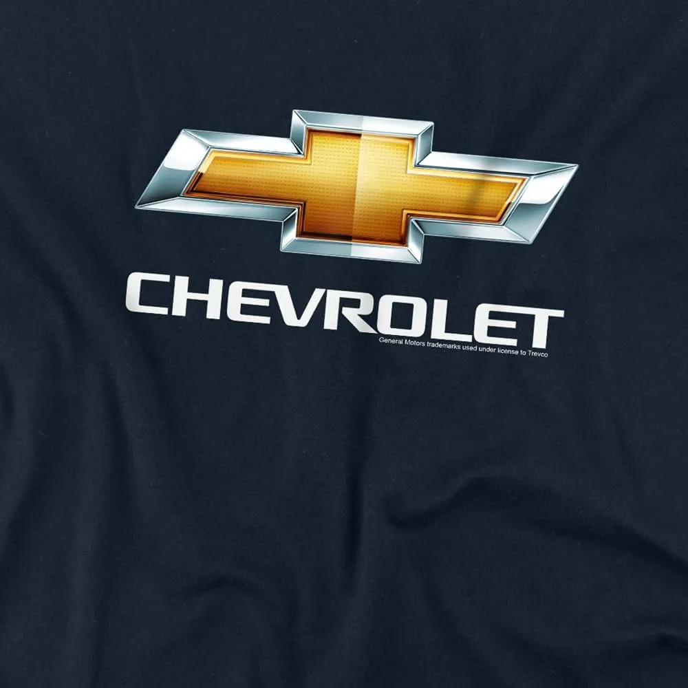 Popfunk Classic Chevrolet Chevy Bowtie Stacked Unisex Adult T Shirt