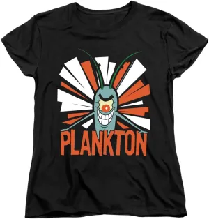 Popfunk Classic Spongebob Plankton Women's T Shirt