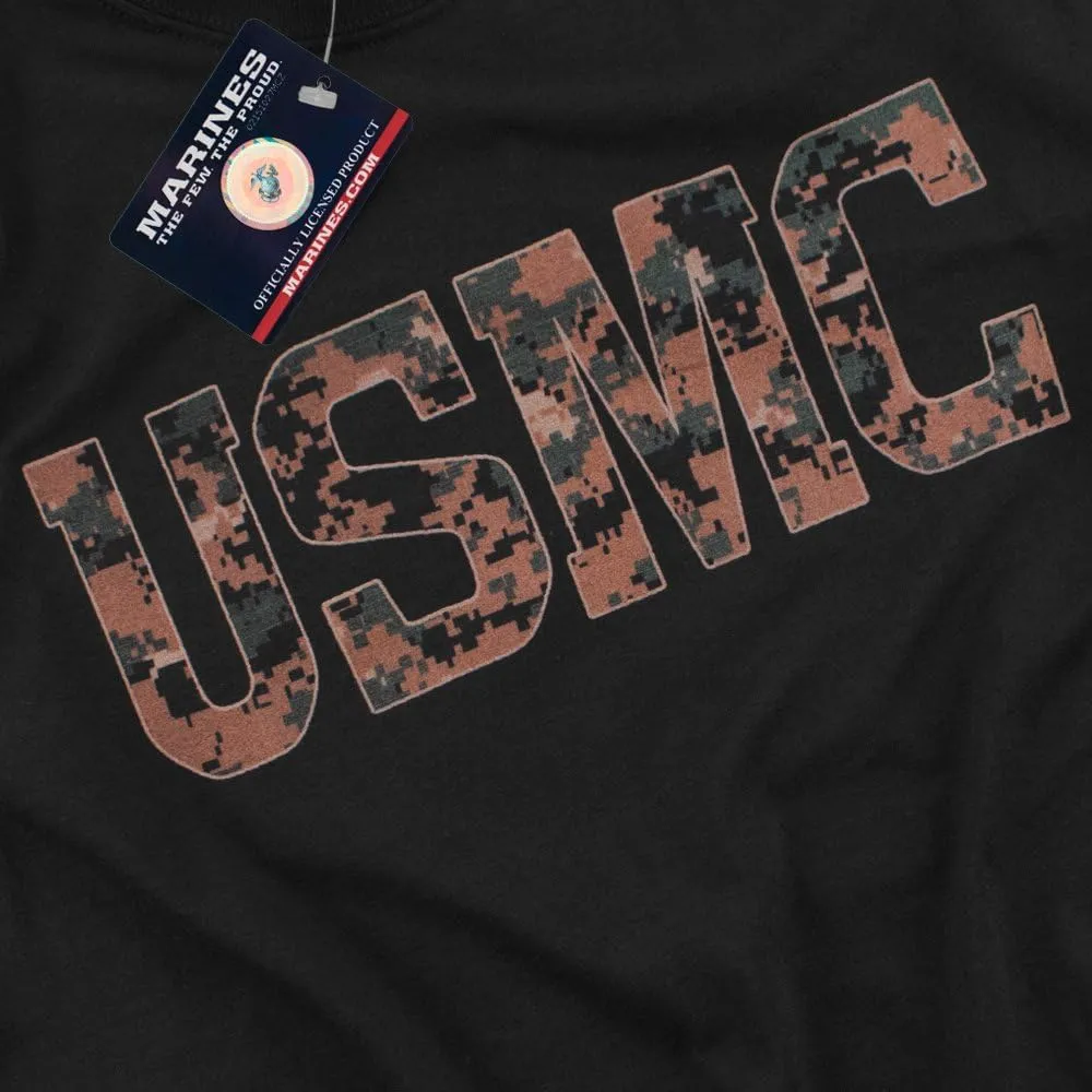 Popfunk Classic U.S. Marine Corps Military USMC Logo T Shirt