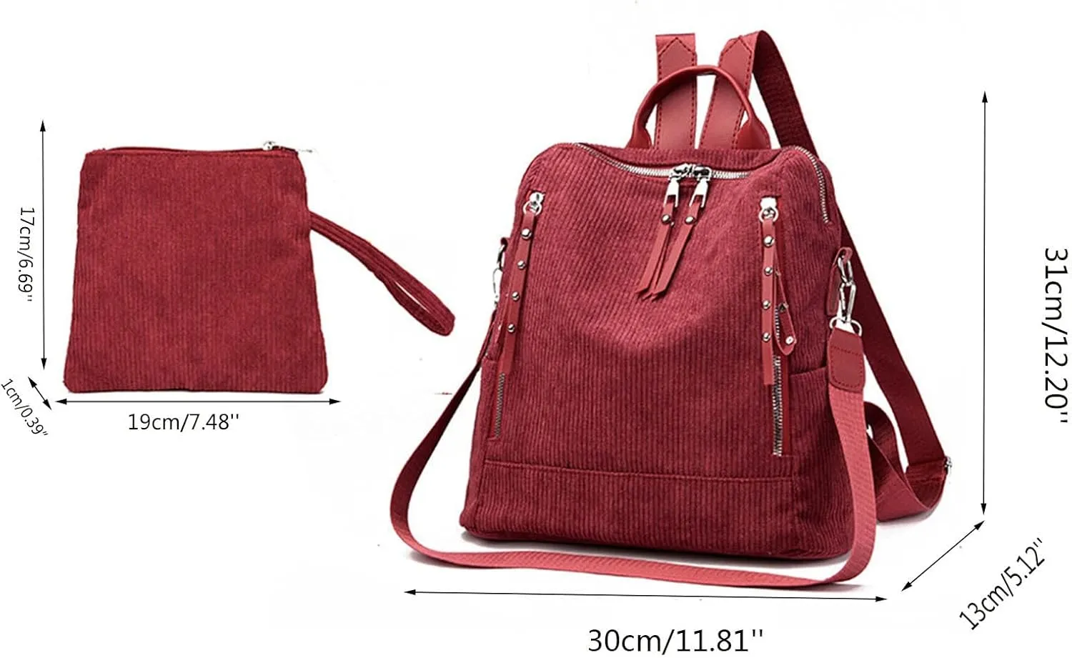 Popular Outdoor School Back Pack Schoolbag College Backpack School Bag Womens Fashion Backpack (A, One Size)
