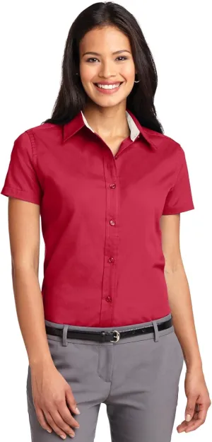 Port Authority Ladies Short Sleeve Easy Care Shirt