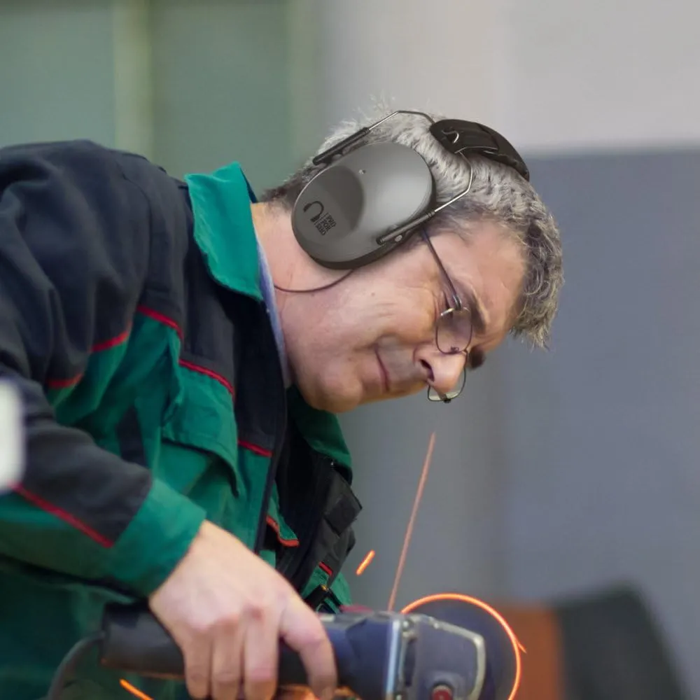 Pro For Sho 34dB NRR Hearing Protection Ear Muffs - Highest NRR in Compact Design, Ear Protection for Shooting, Mowing, Work