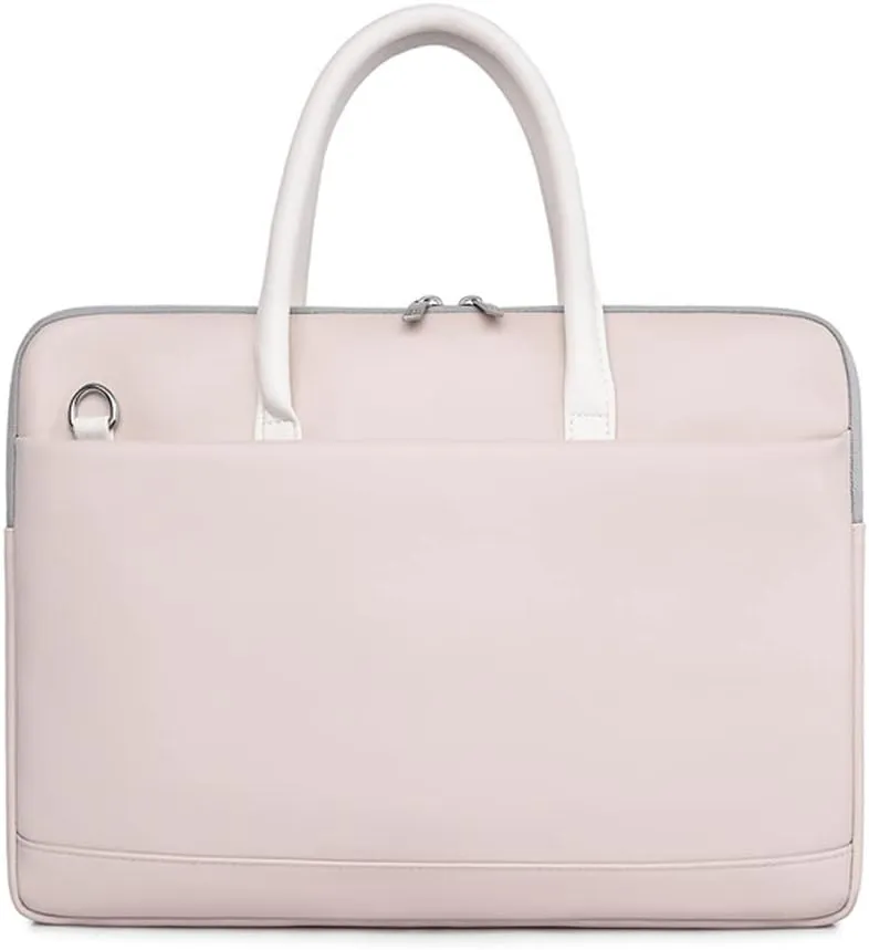 PU Leather Laptop Case For 13.3 14 15 15.6 Inch Portable Laptop Briefcase(M)